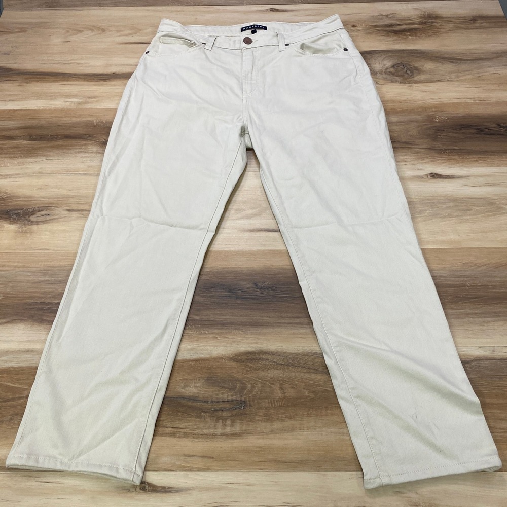 Monfrere Brando Pants Size 36 Khaki Japanese Denim Straight Fit Tan Khaki